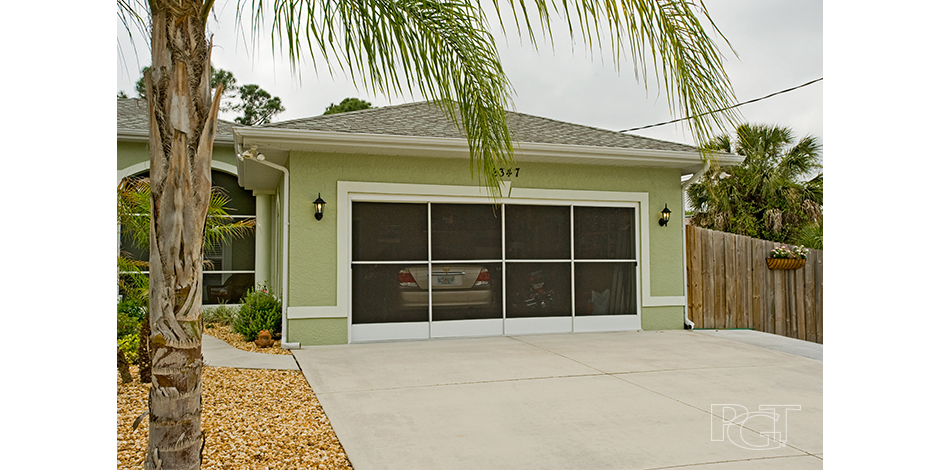 Side Slider Garage Door Screen